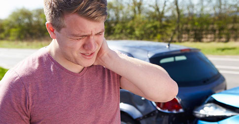 Neck injury after car accident